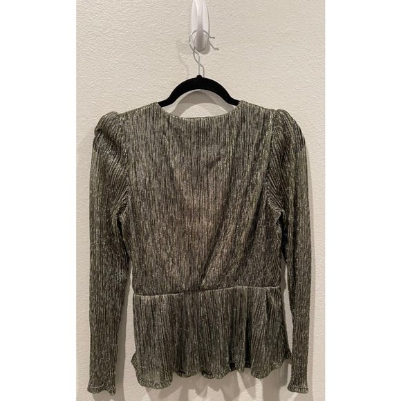 SIMPLY VERA VERA WANG Puff Sleeve Peplum Top - Picture 5 of 5